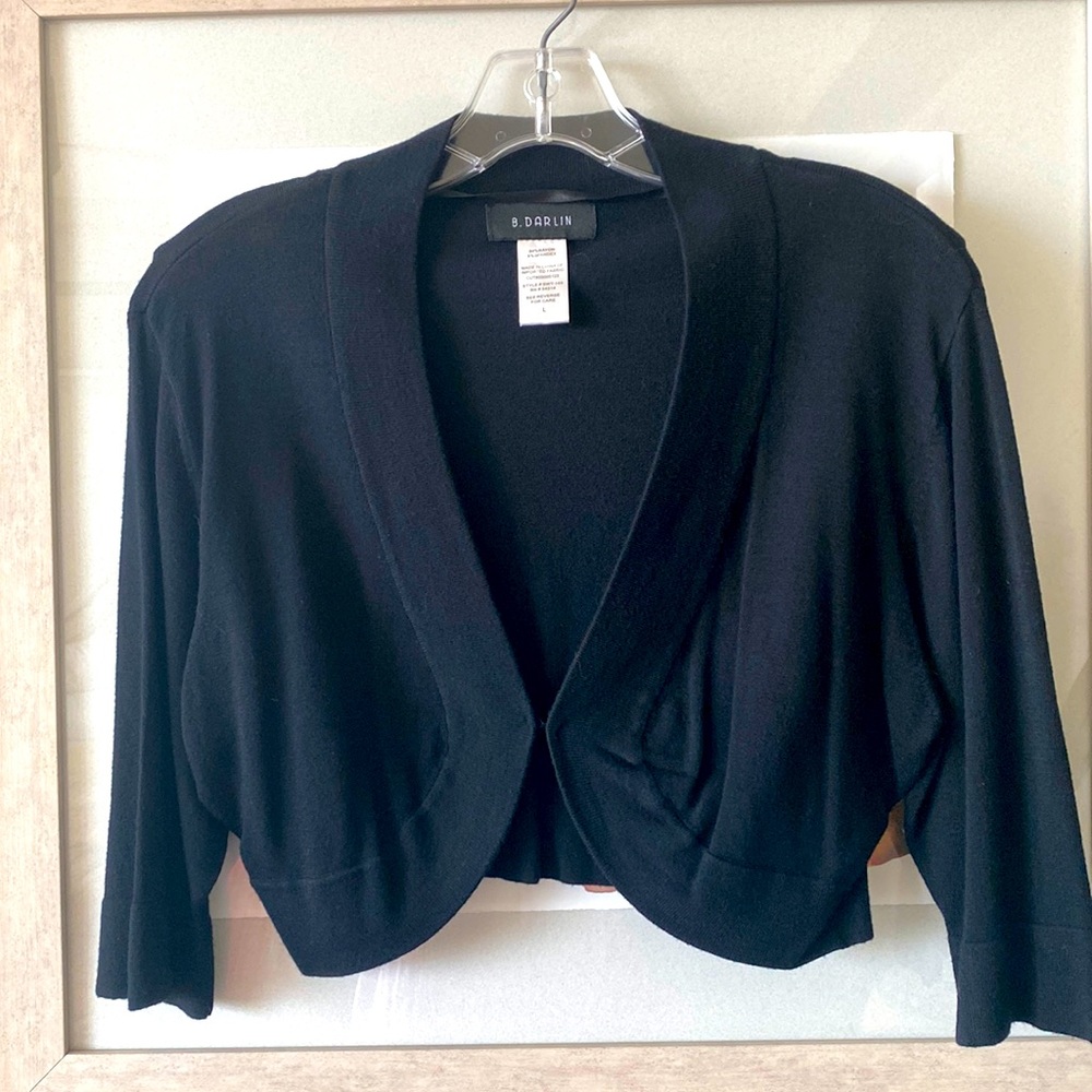 Crop cardigan sweater